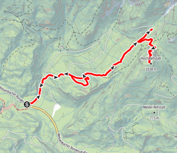 Hohe Rehstatt, Attersee, Weißenbachtal, Gimbach Kaskaden, Wandern, Oberösterreich, Salzkammergut