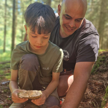 Ouder en Kind Bushcraft Wandeltocht Ardennen