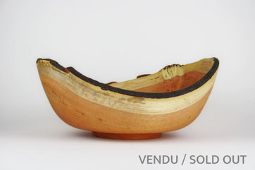 Wooden bowl salad 