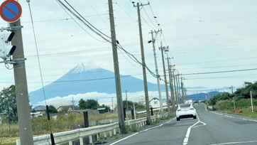 吉田町からの富士山