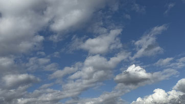 ある日の会社からの空