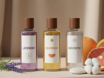 オイルアロママッサージトリートメント用アロマオイル　ラベンダー、グレープフルーツ、無香料　リフレックス仙台駅前店