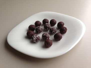 Schoko-Kugeln, Vollwertkost, Vegan