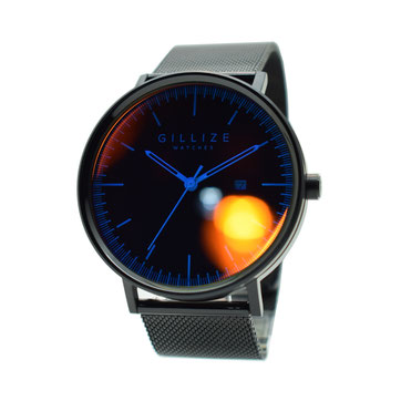 GILLIZE WATCHES MENO -black&blinded-