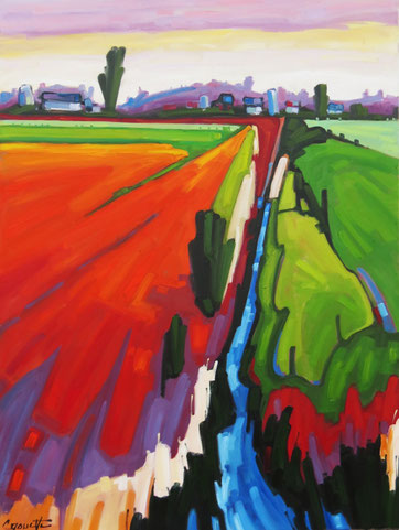 Inspiration Champlain 40x30 huile sur toile