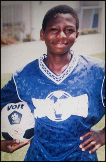 Adeyemi grew up playing soccer, tennis and cricket - Photo courtesy of Al Rilwan Adeyemi
