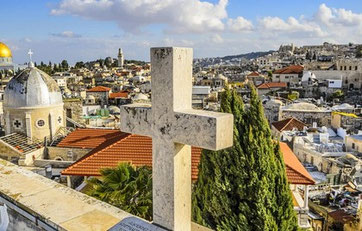 Das Kreuz Jesu hilft auch Jerusalem