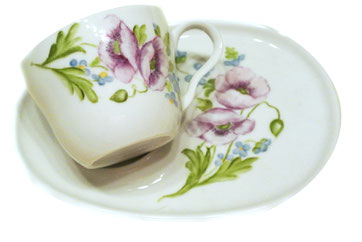 Gedeck Motiv Frühlingsblumen