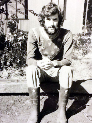 Steve at Avatar's Abode in 1972 - Photo courtesy of Rainy Day Designs