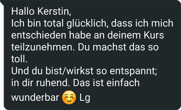 Das sagen andere über mich