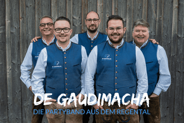 Bandfoto Logo Rechts oben De Gaudimacha