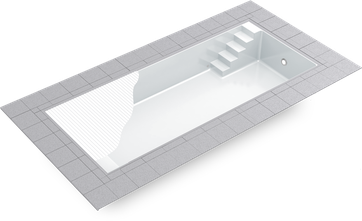 Riviera Pool Fertigbecken - Ancona Ü