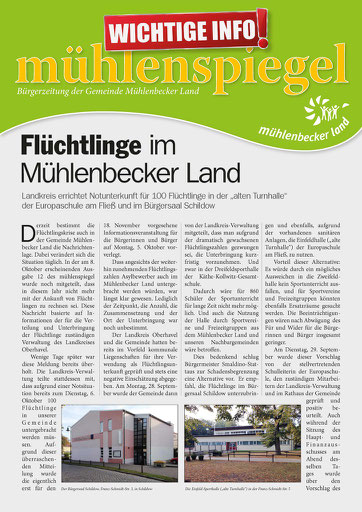 Extrablatt des mühlenspiegel