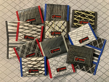 Portafoglio in tessuto vela Sail wallets riciclata