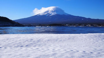 冬の河口湖