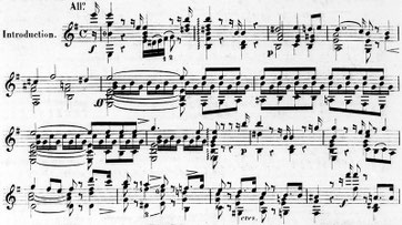 N. Coste: La Chasse des Sylphes op. 29, Paris 1857.
