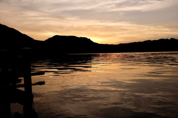 Traunsee bei Sonnenuntergang