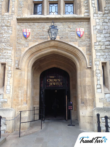 Ingang Crown Jewels Londen