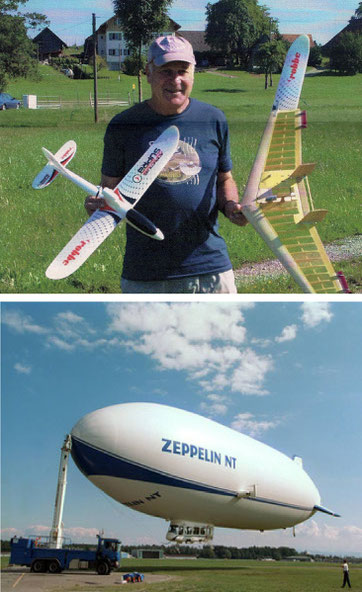 Ein Zeppelin NT, an dessen Entwicklung Dipl. Ing. Florian Windischbauer großen Anteil hat. 