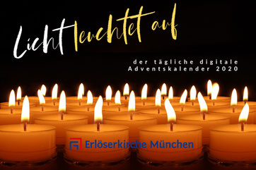 Digitaler Adventskalender Thema - Erlöserkirche München