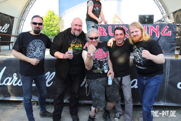 Refuge, Holger Schmenk und Christian Krumm auf dem Rock Hard Festival 2015