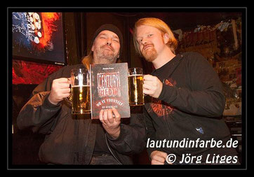 Martin van Drunen und Christian Krumm im Café Nord Essen