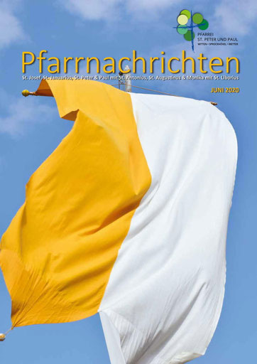 Titelseite der Pfarrnachrichten Juni 2020