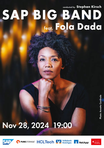 Plakat SAP Big Band feat. Fola Dada