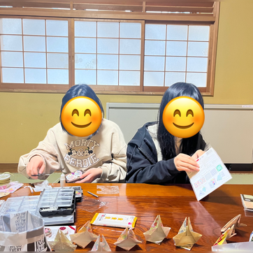Sちゃん・Nちゃん作業中