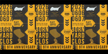 ▶︎ BORNYARD CLOSET 9th ANNIVERSARY