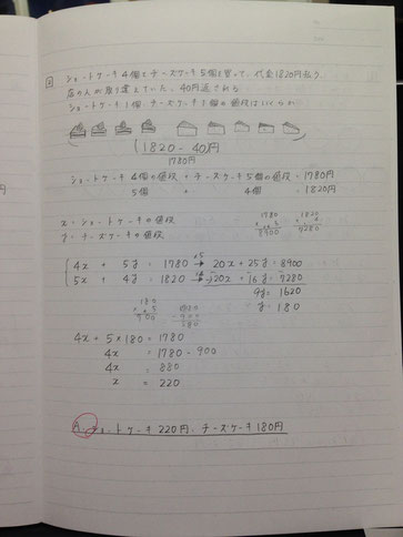 文章題は絵図化で解く!