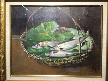 福袋売れ残りセール 赤い魚の絵画 白石隆一作） 白石隆一作（赤い魚の絵画 絵画