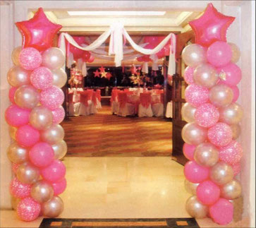 globos decoracion entrada 15 años