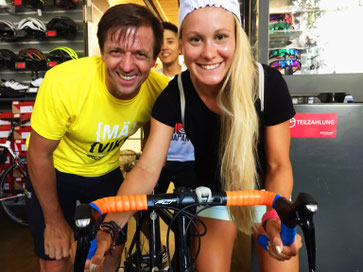 Julia Mayer Roadbiker Wien Praterstraße Rennrad Shop Karl Schöpf