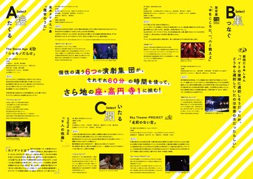 『ボイドタイム』公演チラシ裏面