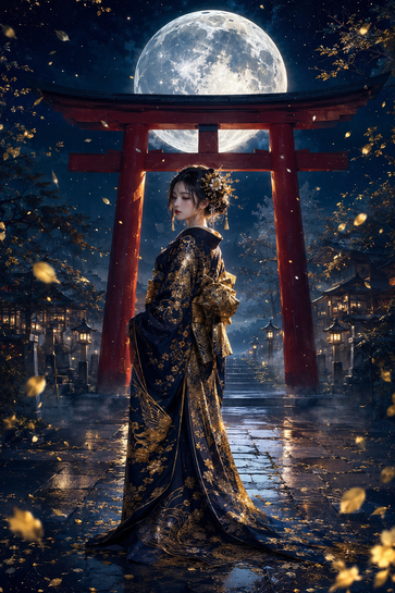 和風ファンタジーのAIアート