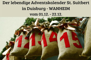 01. bis 22.12.2023 lebendiger Adventskalender in Wanheim