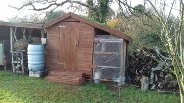 Bathroom shed