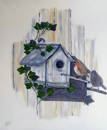 18.Home sweet home 50x60 cm VERKOCHT