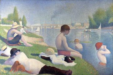 Georges Seurat, Bathers at Asnières 1884, London, National Gallery.