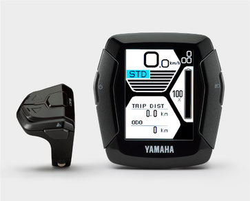 Das Yamaha Display C ist das größe e-Bike Display von Yamaha und verfügt über viele Zusatzfunktionen