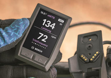 Das Bosch Kiox e-Bike Display eignet sich für alle Fahrer mit sportlichen Ambitionen und kann als Fitnesscomputer genutzt werden