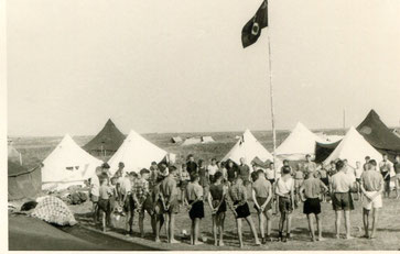 Zelten vor 60 Jahren
