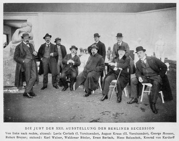 Karl Walser als Jurymitglied. Reproduktion aus Die Kunst für alle, 29. 6. 1911.