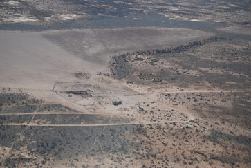Aerial view of 168 acre Las Cruces Western Set Site