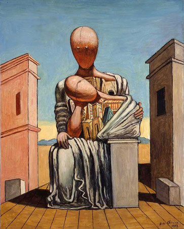 ꧁ Giorgio de Chirico, Antigone consolatrice, 1973 ꧂