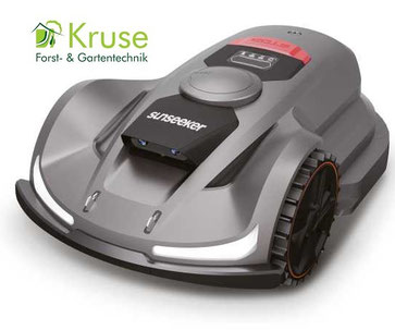 Sunseeker X7 Plus, der kabellose Mähroboter für bis zu 6000 m² Rasenfläche von Kruse Gartentechnik in 32469 Petershagen.Ihr Automower Fachhändler für, Hille, Raddestorf, Minden, Petershagen, Warmsen, Uchte, Lahde und Umgebung.