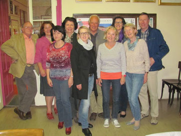 Malerunde: Gert Adamek, Horst Camerloher, Agnes Cernko, Eva Hagen, Christine Klaffel, Monika Lintner, Gabriele Novosel-Ott, Hermine Ostertag, Elisabeth Scharler und Gerti Steininger. Foto: zVg.