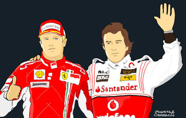 Kimi-Matias Räikkönen by Muneta & Cerracín