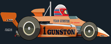 Ian Scheckter by Muneta & Cerracín - F2 - Atlantic-Sigma Series - Team Gunston March 832